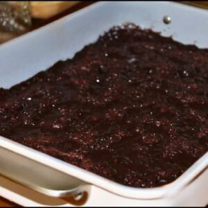 chocolate cobbler finished