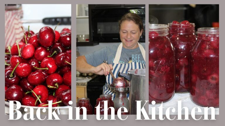 Canning Cherry Pie Filling and Beef
